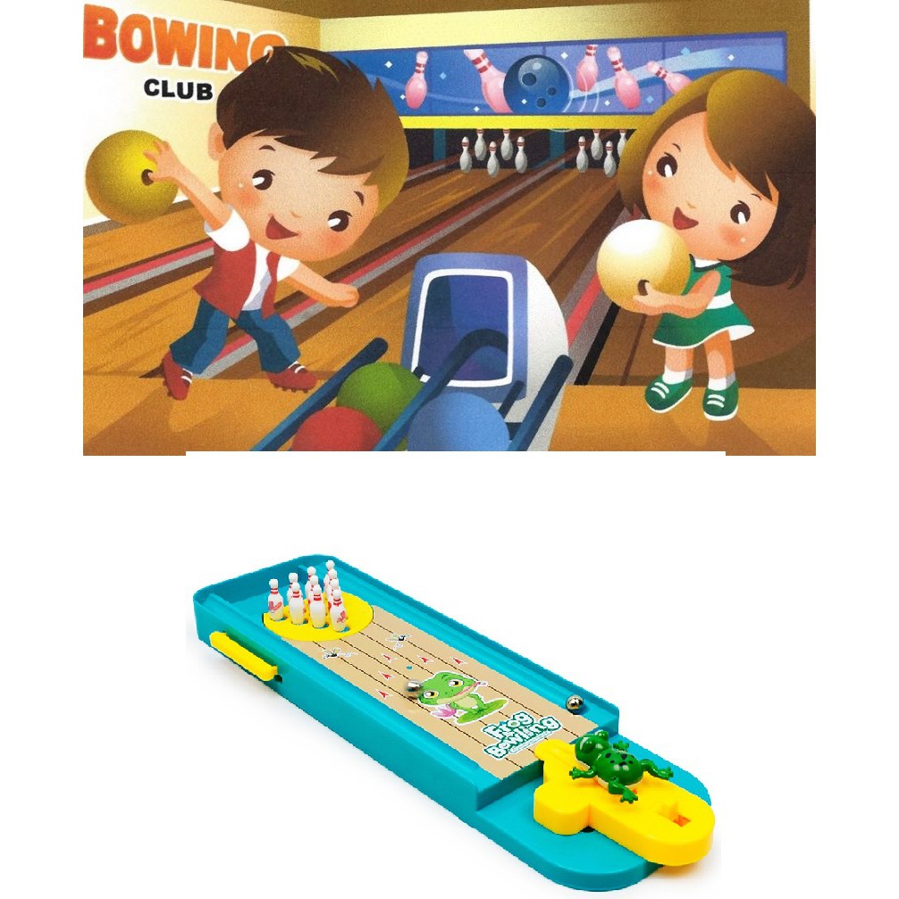 1 Box Frog Bowling Games Kids Games Family Game Indoor Game Main Bowling  Katak Mainan Bowling Strike | Shopee Malaysia