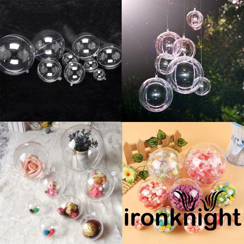 Download Clear Plastic Craft Candy Ball Transparent Sphere Bauble Christmas Baubles Shopee Malaysia PSD Mockup Templates