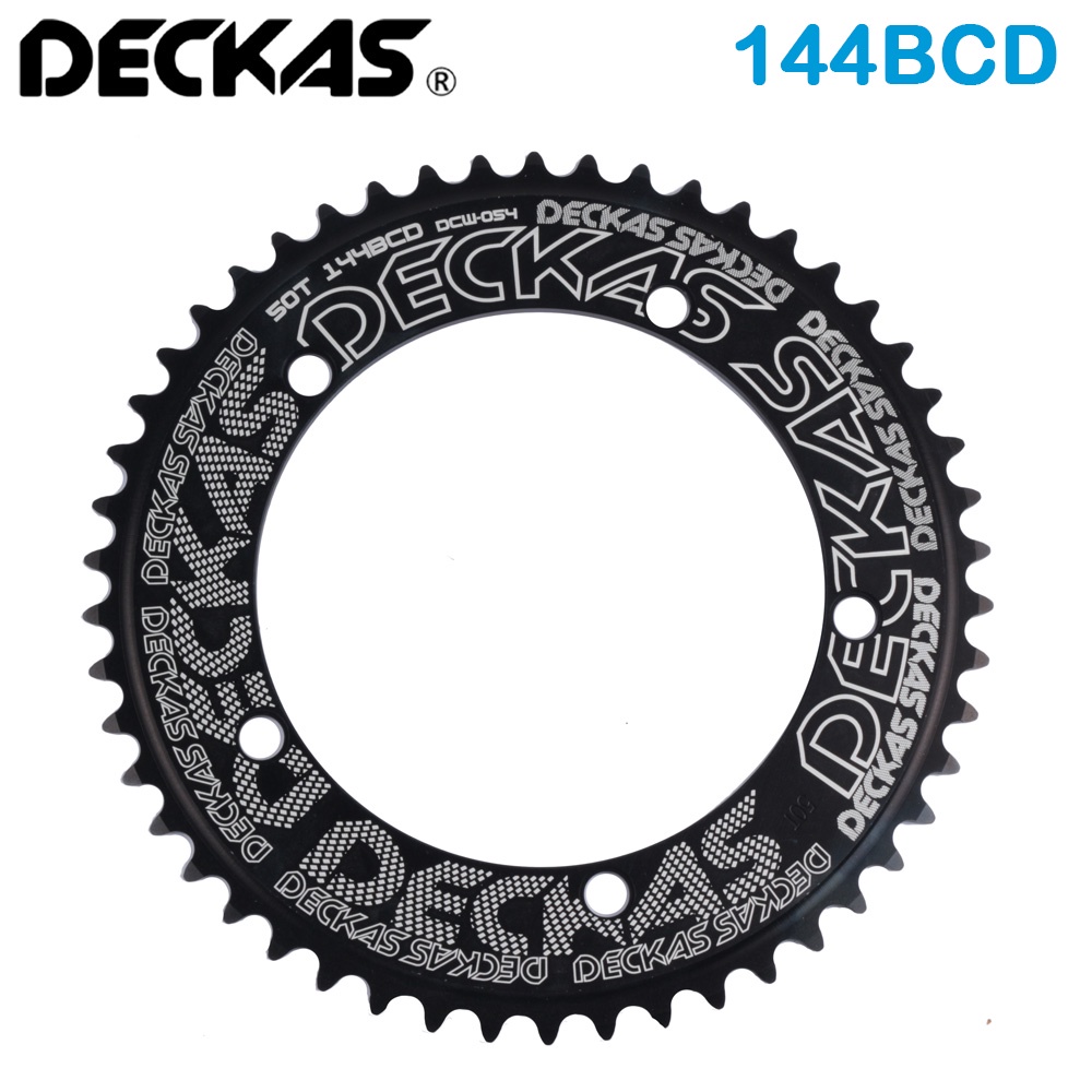DECKAS 144 BCD Chainring Fixed Gear Track Fixie Bike Round single 44T