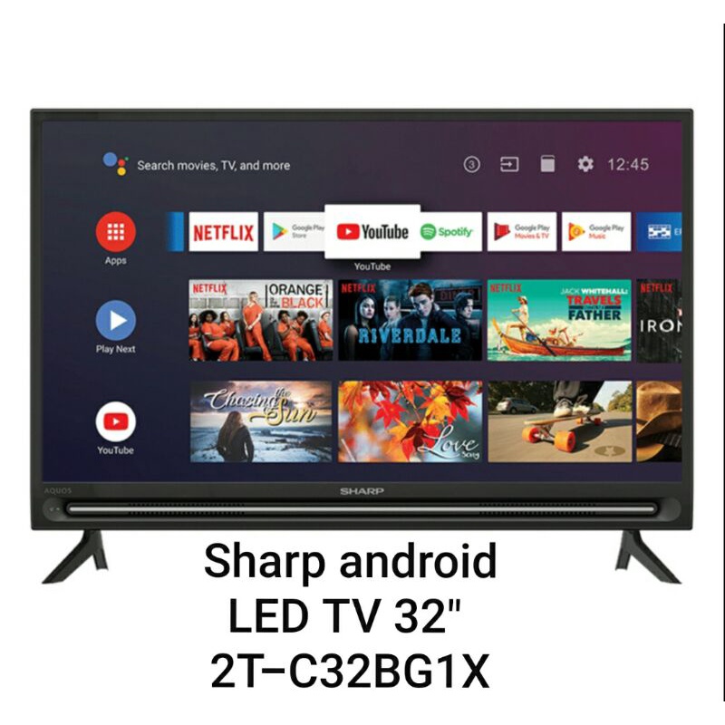 Sharp android LED TV 32" 2TC32BG1X Shopee Malaysia