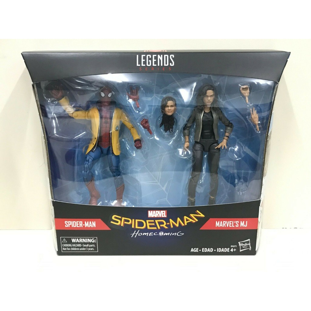 marvel legends spider man and mj