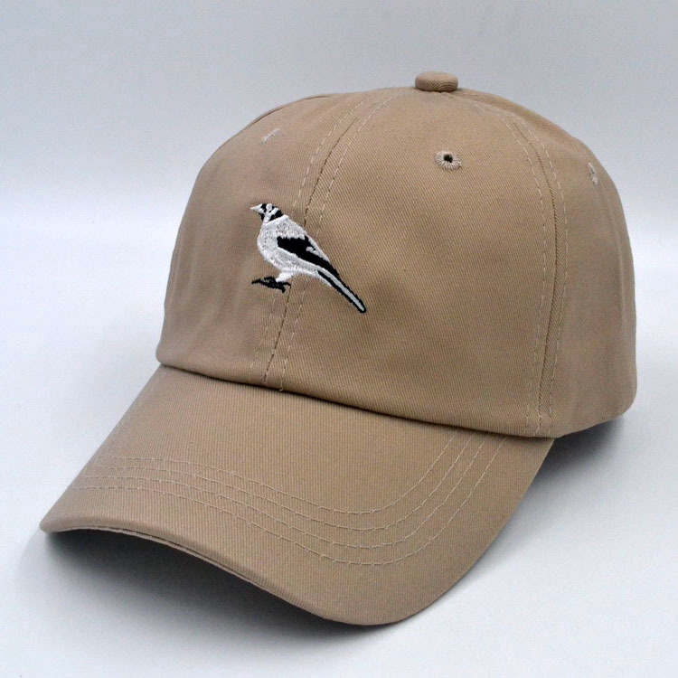 embroidered bird cap