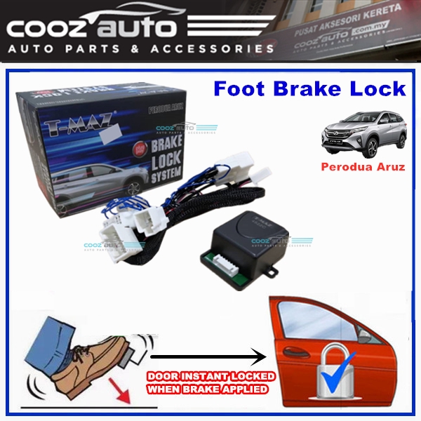 Perodua Aruz Foot Brake Step Auto Door Lock  Shopee Malaysia