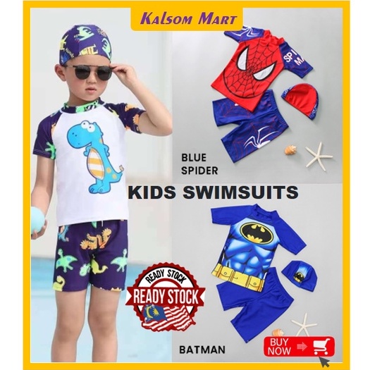 Baju Renang Budak Lelaki Boys Swimming Suit Kids Swimwear Baju Renang ...