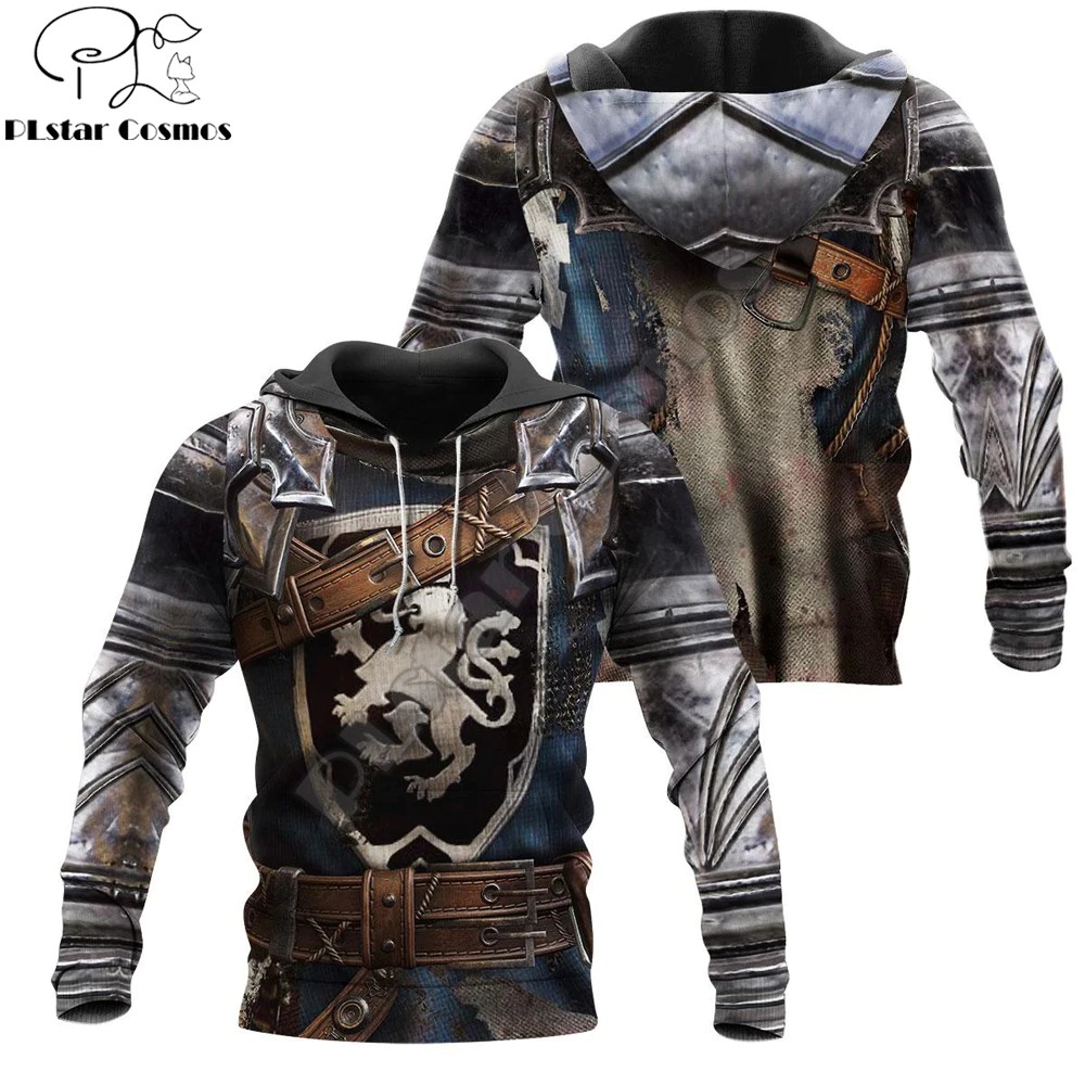 knight armor hoodie