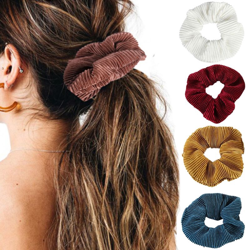 korean hair tie styles