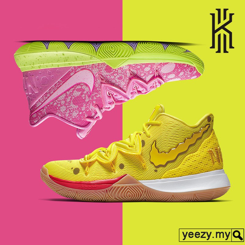 Original Nike kyrie 5 Patrick star basketball shoes for men women