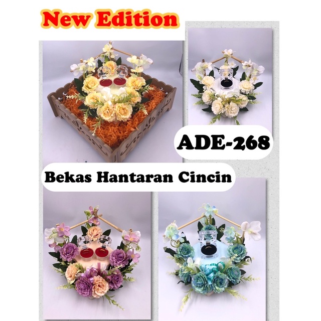 Ready Stock Bekas Hantaran Merisik Bc268 Cincin Khawin Tunang