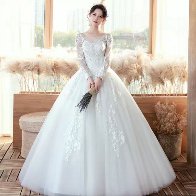 gaun dress wedding