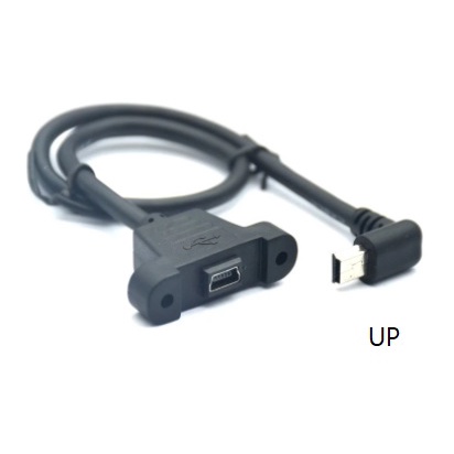 USB2.0 Mini Male to Female Mini-b USB Screw Hole Cable
