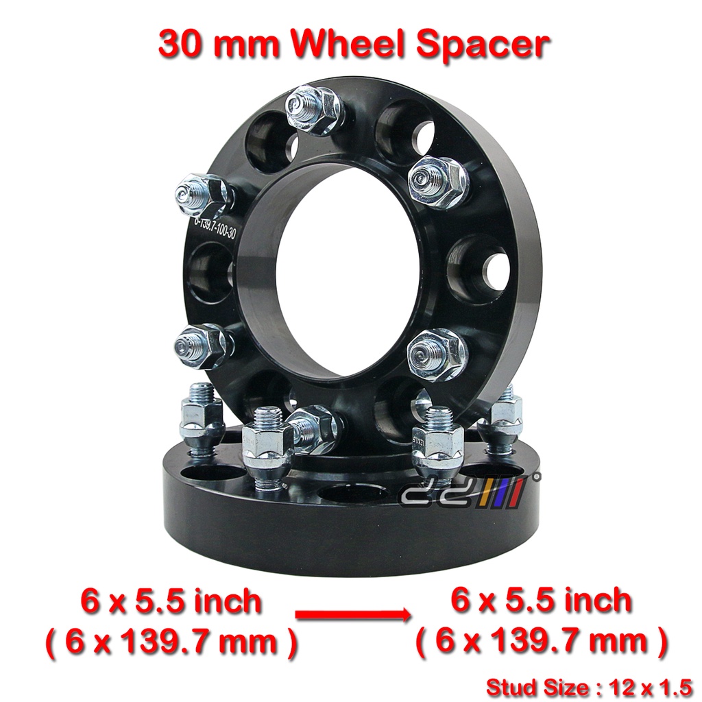 2Pcs Hub Centric Wheel Spacer 30mm 6x139.7 Isuzu D-Max Dmax MU-X 2012-ON