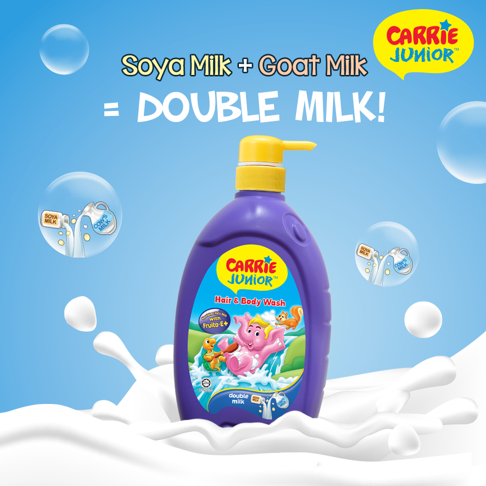 Carrie Junior Hair And Body Wash 700 Ml Sabun Badan All Variant Shopee Malaysia