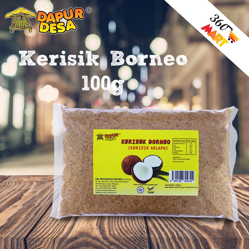 Kerisek Borneo (Kerisik Kelapa) 100g | Shopee Malaysia