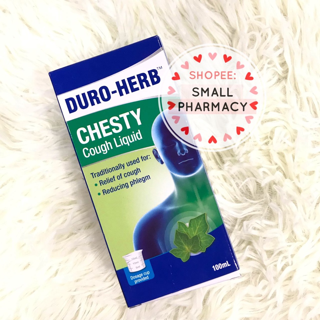 DUROHerb Herbal (NonDrowsy) Chesty Cough Liquid 100ml Drued Ivy Leaf