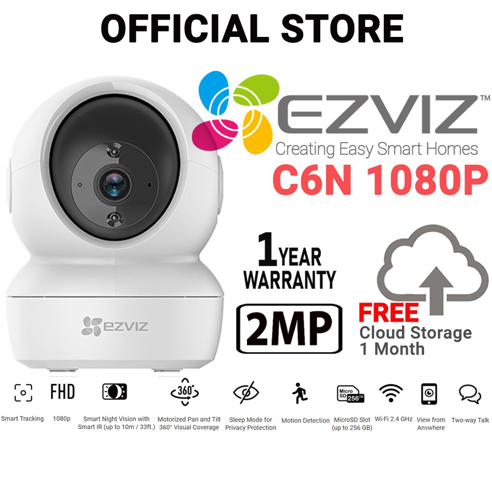 EZVIZ C6N 1080P / C6CN 720P/1080P / TY2 1080P Smart Motion Tracking Pan&Tilt Home Security IP 