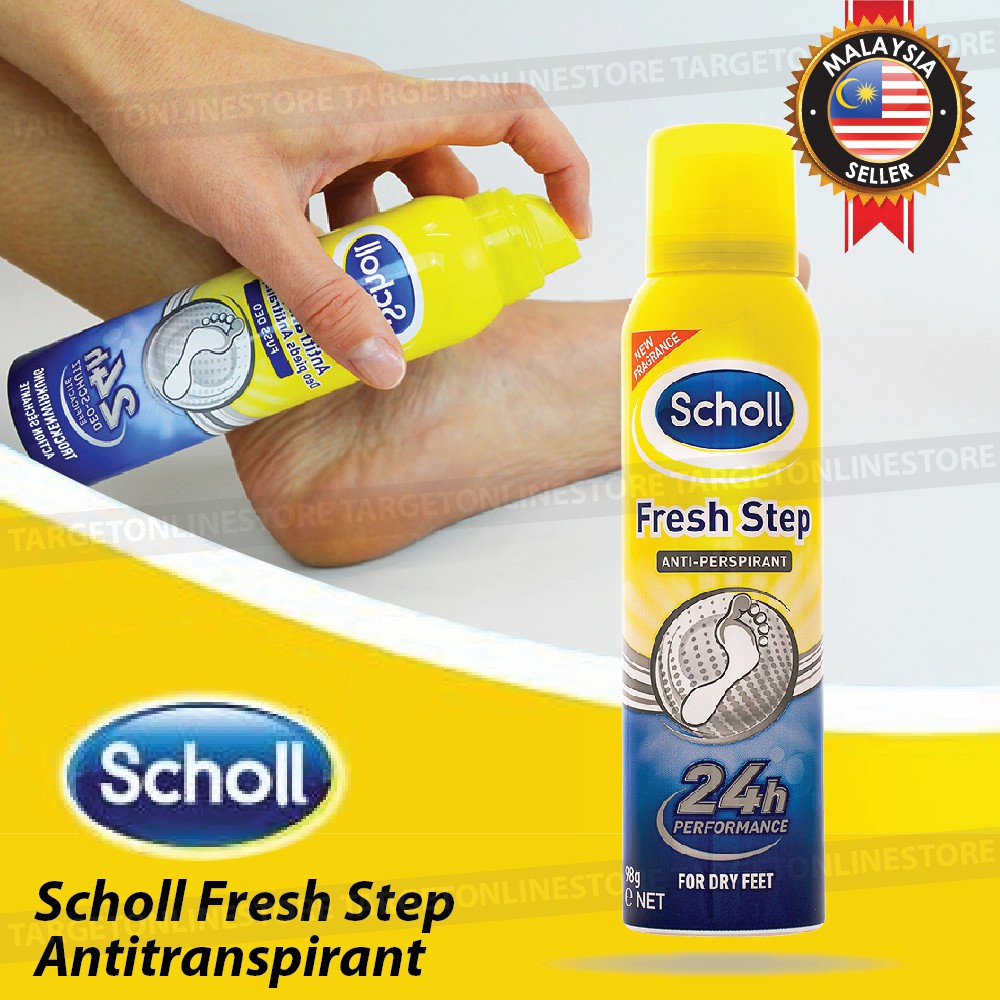 scholl fresh step shoe spray