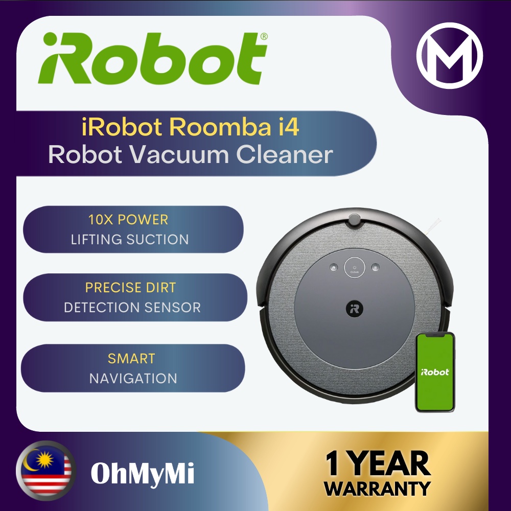 IRobot Roomba I4 Wi-Fi Connected Robot Vacuum With Systematic ...