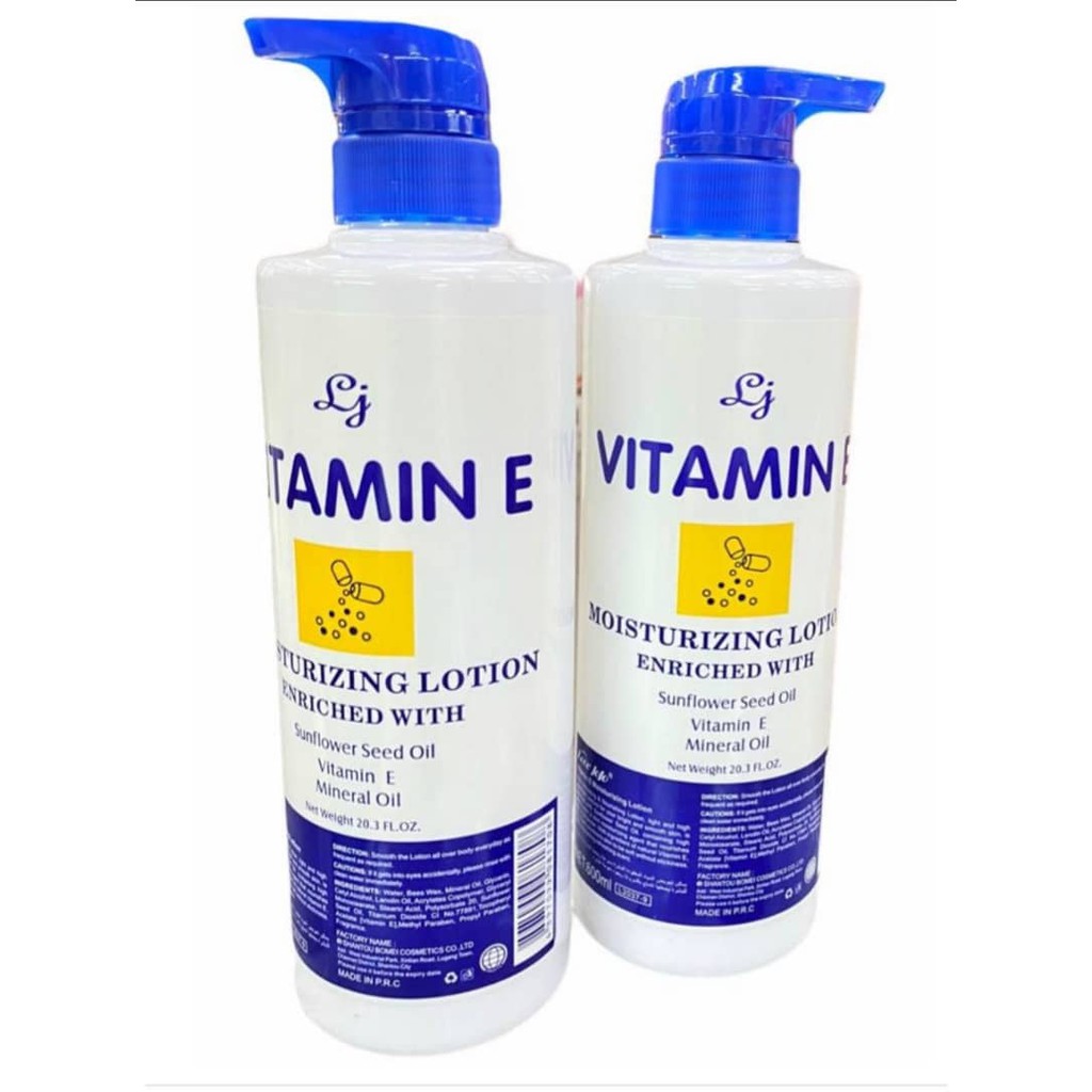 Ready Stock Ar Vitamin E Moisturizing Lotion Enriched With Sunflower Seed Oil 600ml Shopee