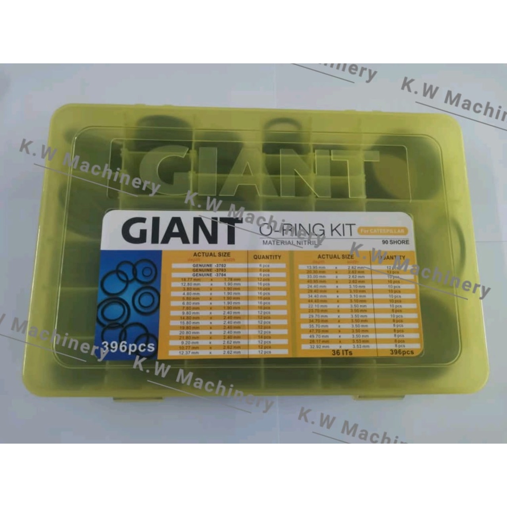 CATEEPILLAR ORING KIT BOX 90 SHORE (396 PCS) Shopee Malaysia