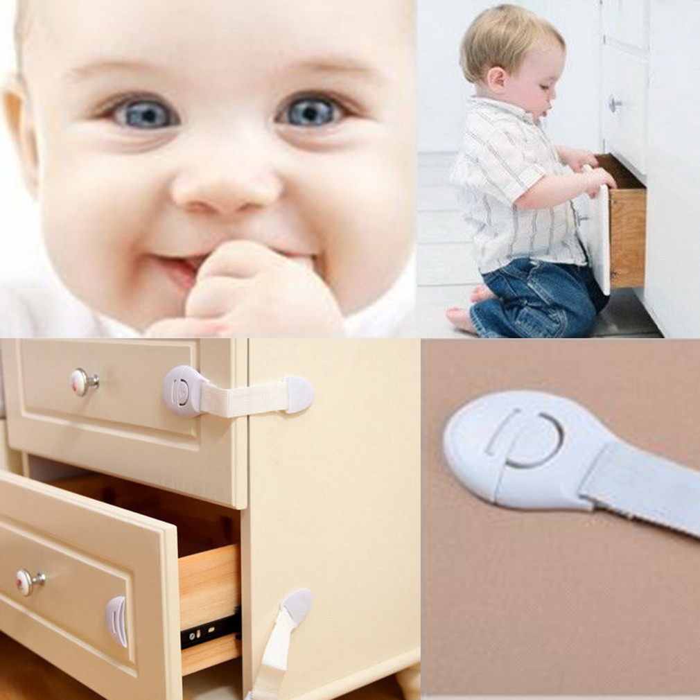 Versatile Essential Baby Safety Lock Kids Drawer Door Cabinet Cupboard Locks Purpose Must - Image 5
