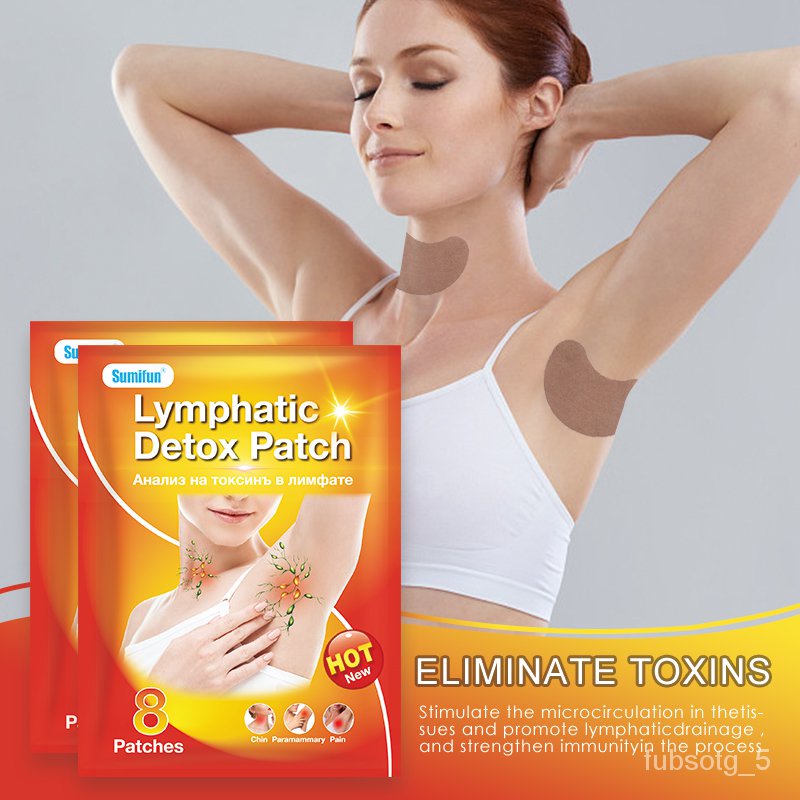 Herbal Lymph Nodes Patch Breast Lymphatic Drainage Plaster Effective