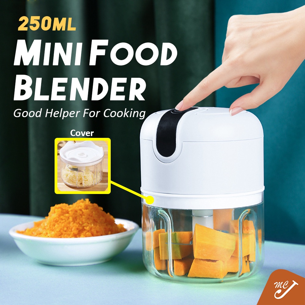 McJoden - MINI FOOD BLENDER Garlic Chopper Electric Food Chopper Portable Food Processor Meat Grinder Pengisar Serbaguna