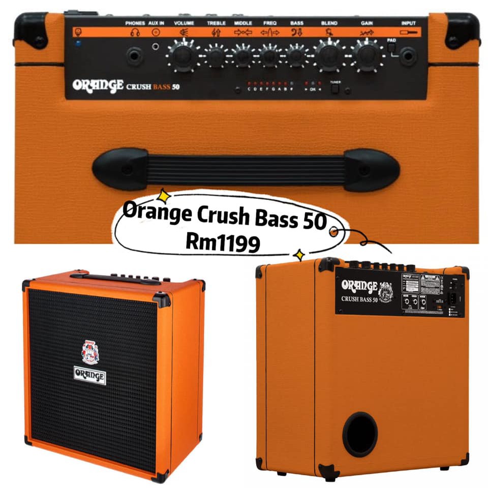 76%OFF!】 Orange Amps Crush Bass 50W Guitar Combo Amp, fawe.org