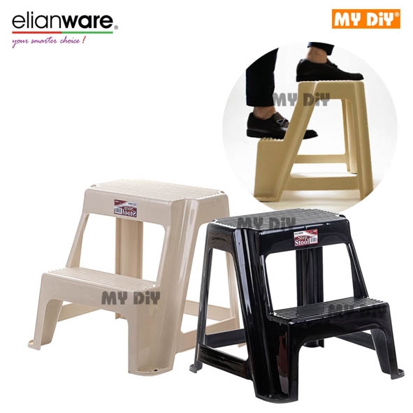 Mydiyhomedepot Elianware 2 Step Stool E 802 Children Elderly Bathroom Kitchen Plastic Step Ladder Step Stool Chair Shopee Malaysia