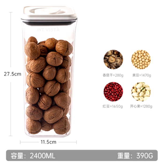 Food Storage Airtight Container Twist Lock Food Containers Spice