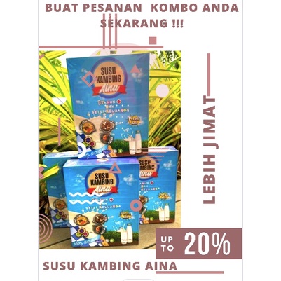 KOMBO SUSU KAMBING AINA SATU TAHUN KE ATAS PERISA ASLI 500 g MILK POWDER SUSU BAYI FREE SCOOP ZIP LOCK KEDAP UDARA