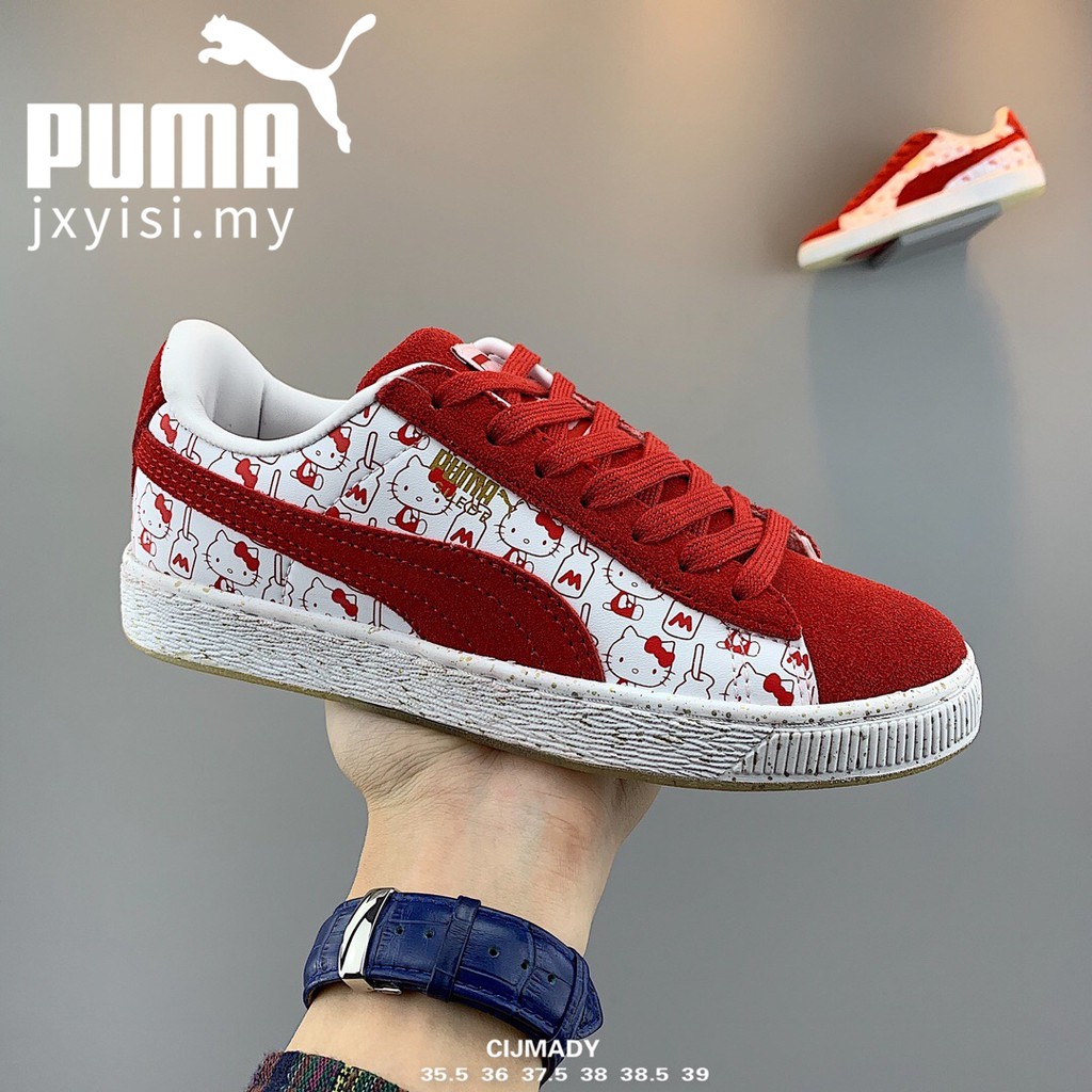 puma shoes women red