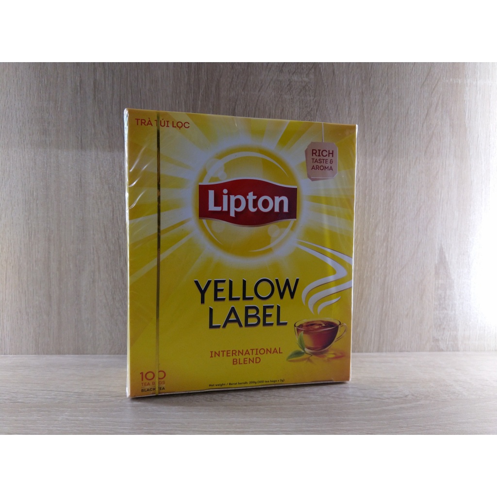 Lipton Yellow Label Black Tea - 100 Tea Bags !!!Fast Delivery!!! Ready ...