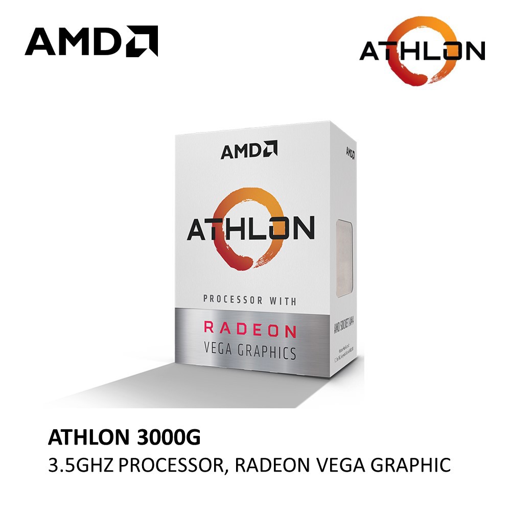 AMD Athlon 3000G Processor with Radeon Graphics 3.5GHz 2コア / 4