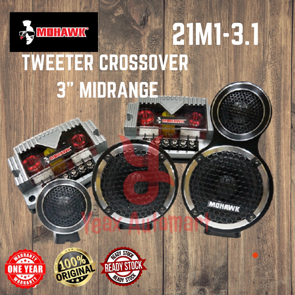 New Mohawk Car Audio Sound System 21M13.1 3ways SQ Speaker dashboard