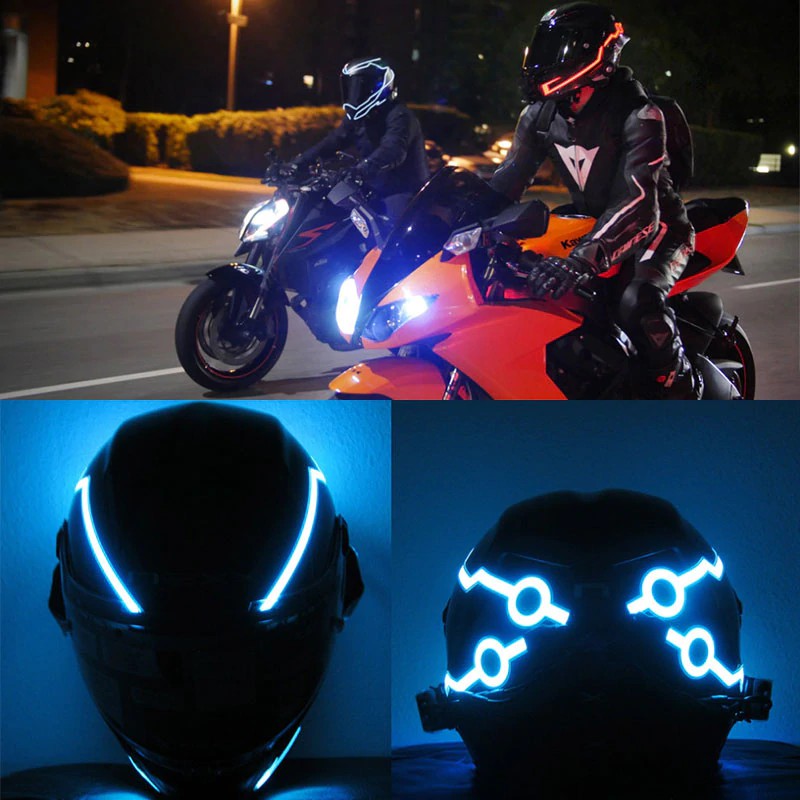 motocross helmet light