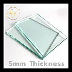 （Available COD）Custom 5mm Clear Glass by square feet 定制光片玻璃尺寸方尺计算