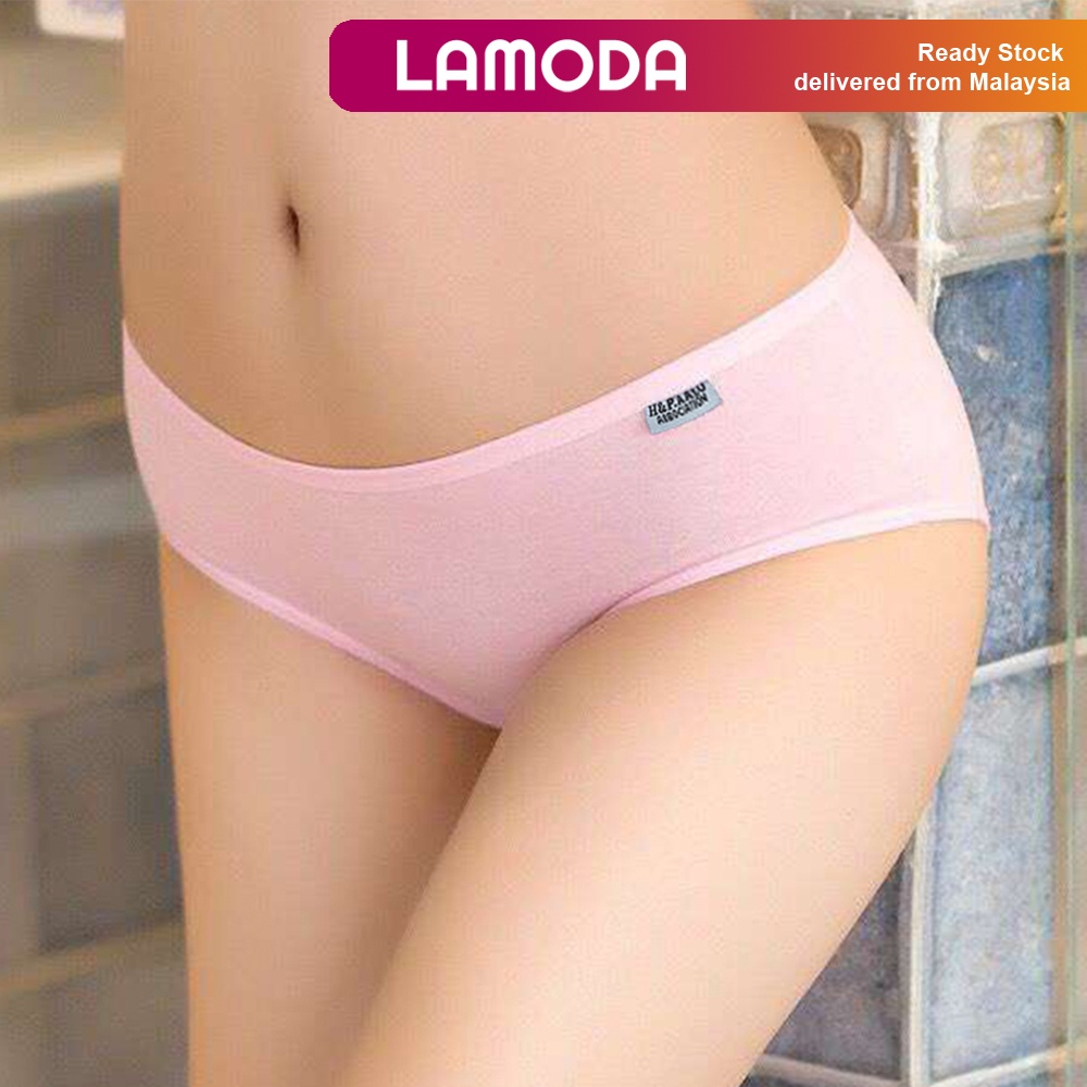 [L-2XL][Lamoda]SWEETY Women Colorful Brief Panties Underwear Seluar Dalam Wanita