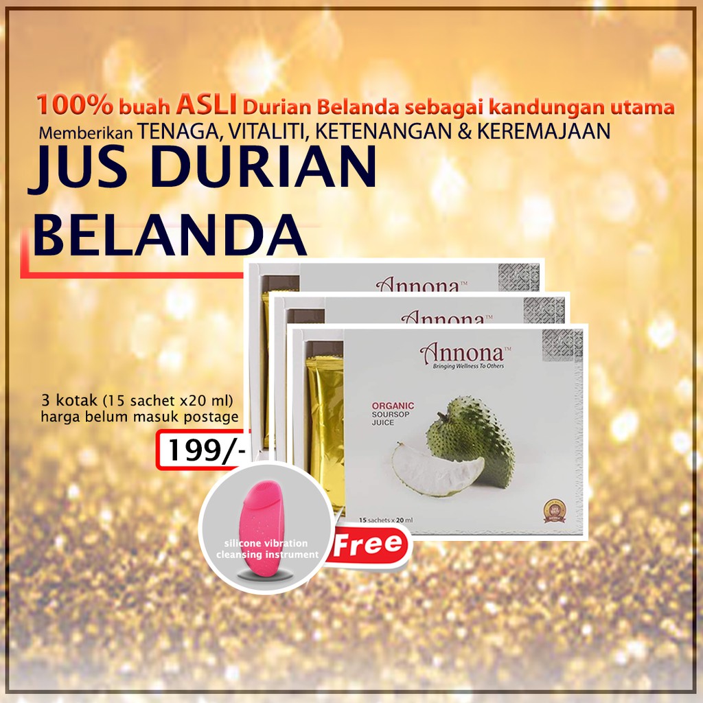 Jus Durian Belanda Annona 3kotak Shopee Malaysia 0255