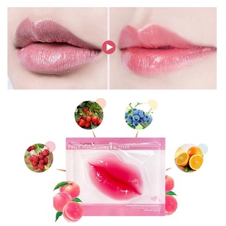 1 Pc Beauty Super Lip Plumper Pink Crystal Collagen Lip Mask Patches Moisture Essence Wrinkle Ance Korean Cosmetics Skin Care