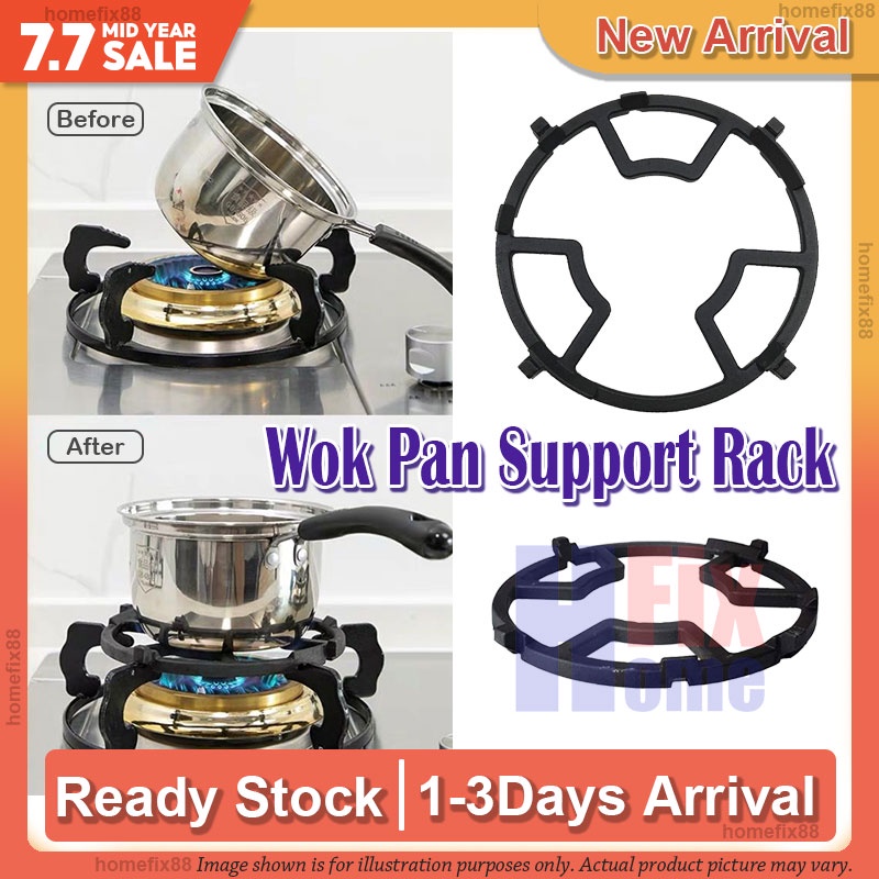 1Pcs Universal Cast Iron Wok Support Rack Stand for Burners Gas Stove