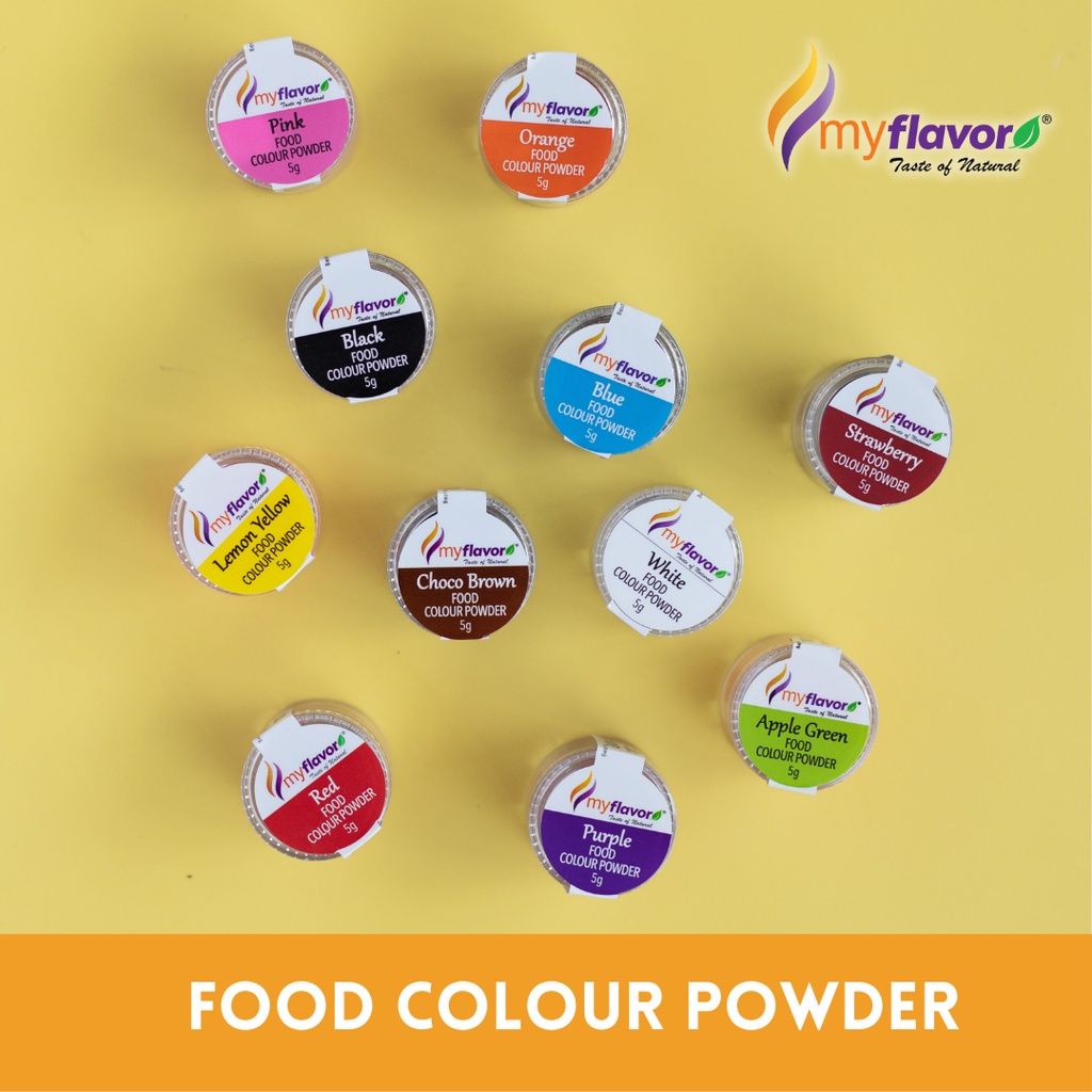 MyFlavor Food Colour Powder [Water Activated] | Shopee Malaysia