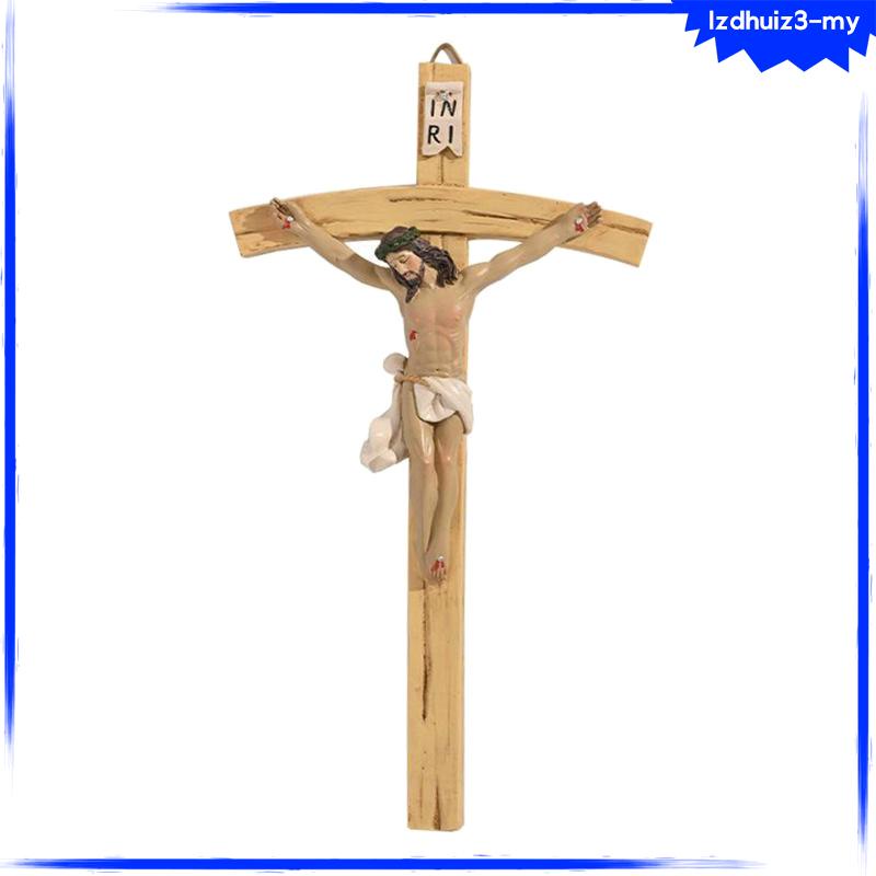 Gemgem Loey Small 8.7 Inches INRI Jesus Christ Crucified on The Cross ...