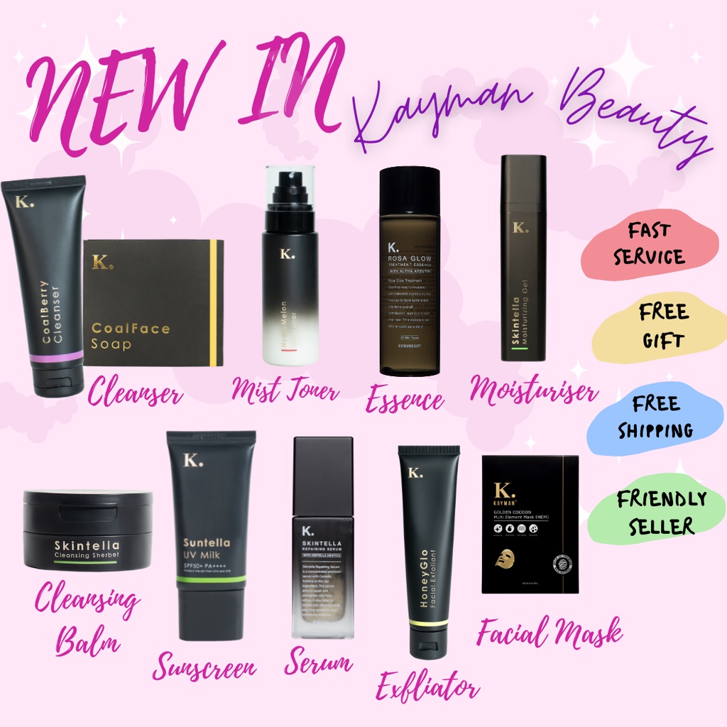 KAYMAN BEAUTY Cleanser Coalface Essence Moisturiser Cleansing Balm