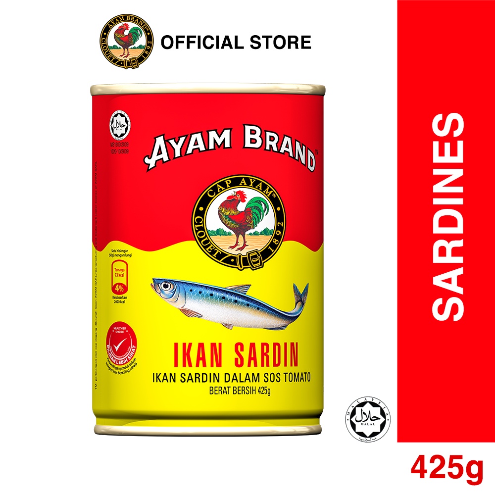 Ayam Brand Sardines in Tomato Sauce 425g