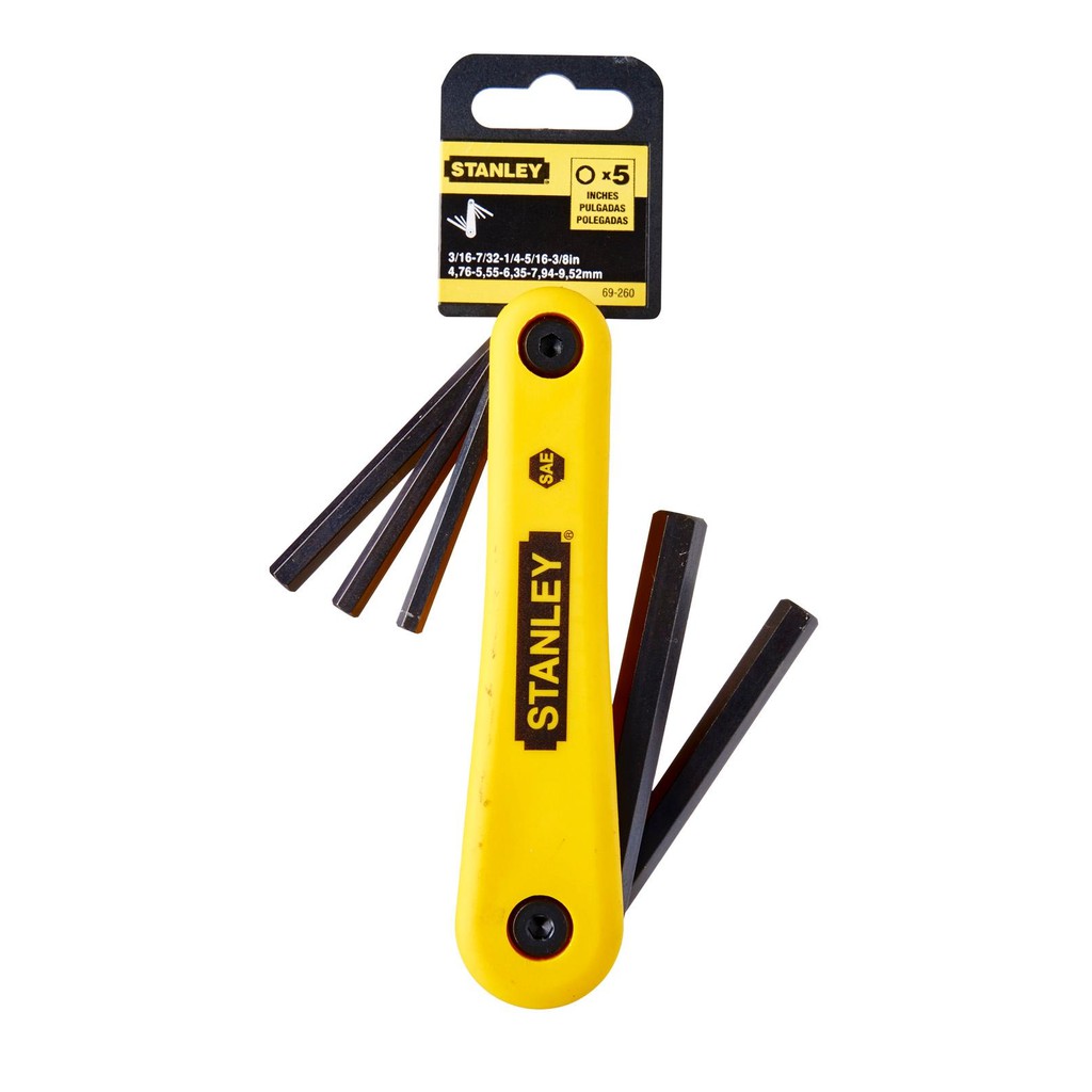 Stanley Folding Allen Hex Key INCH 69260 Shopee Malaysia