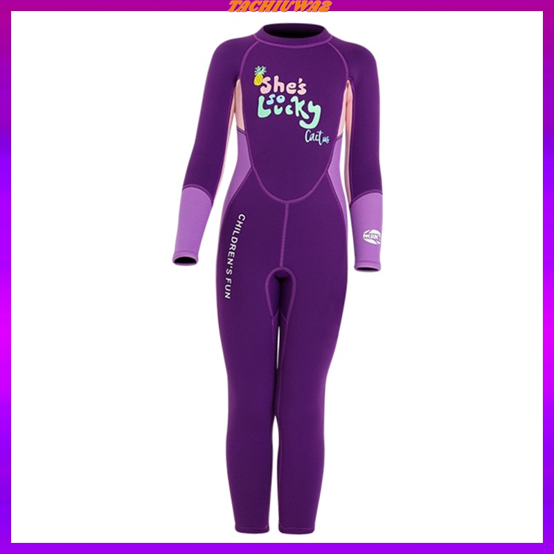 [tachiuwadaMY] Wetsuit Kids Girls 2.5mm Neoprene Suit Children Scuba
