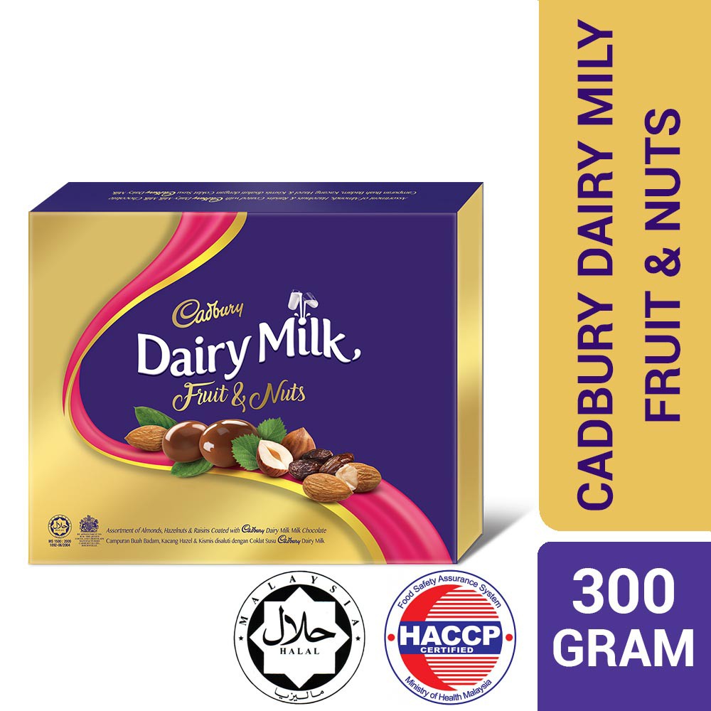 Cadbury Dairy Milk Chocolate Fruit & Nuts Assortment Of Almonds