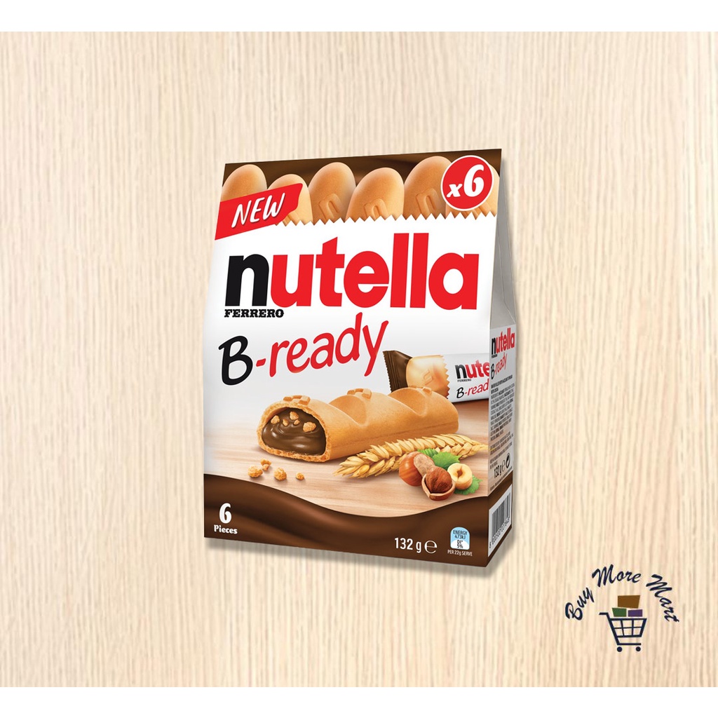 Ferrero Nutella B-ready 6pcs/box (132g) | Shopee Malaysia