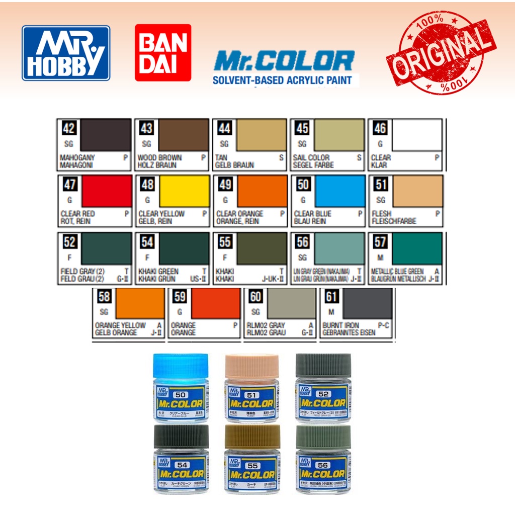 Mr Hobby Mr Color Gundam Color C41-65 Solvent Based Acrylic Paint 