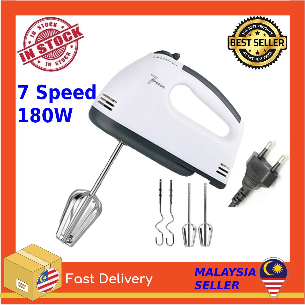 [Malaysia Seller] SOKANY Hand Mixer 180W 7 Speed [Ready Stock] Shopee